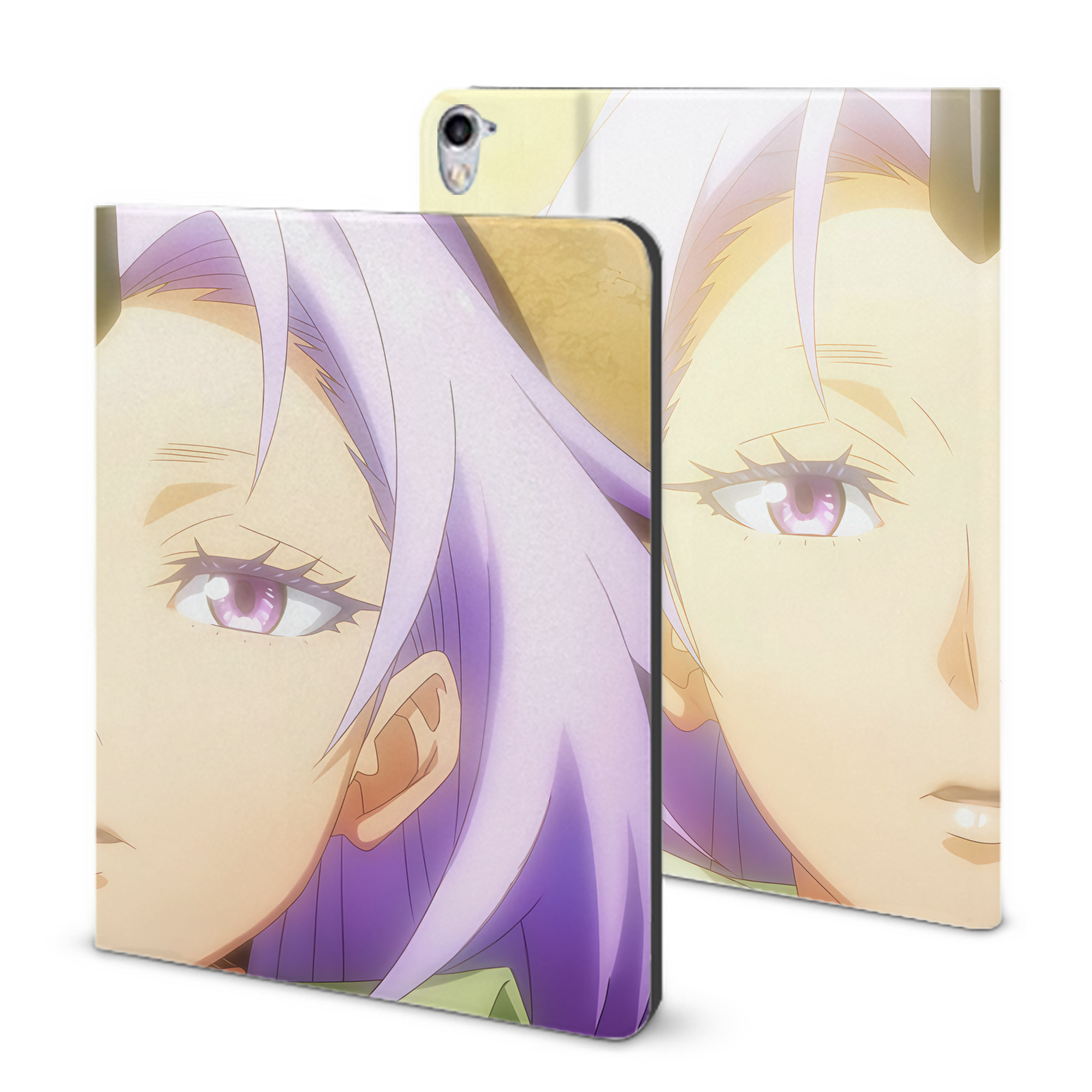 （画像用） 転スラ Regarding Reincarnated to Slime IPad ケース ブック型 PUレザー TPU 耐衝撃 軽量 薄型 ペン収納なし 全面保護 IPad 各モデル対応